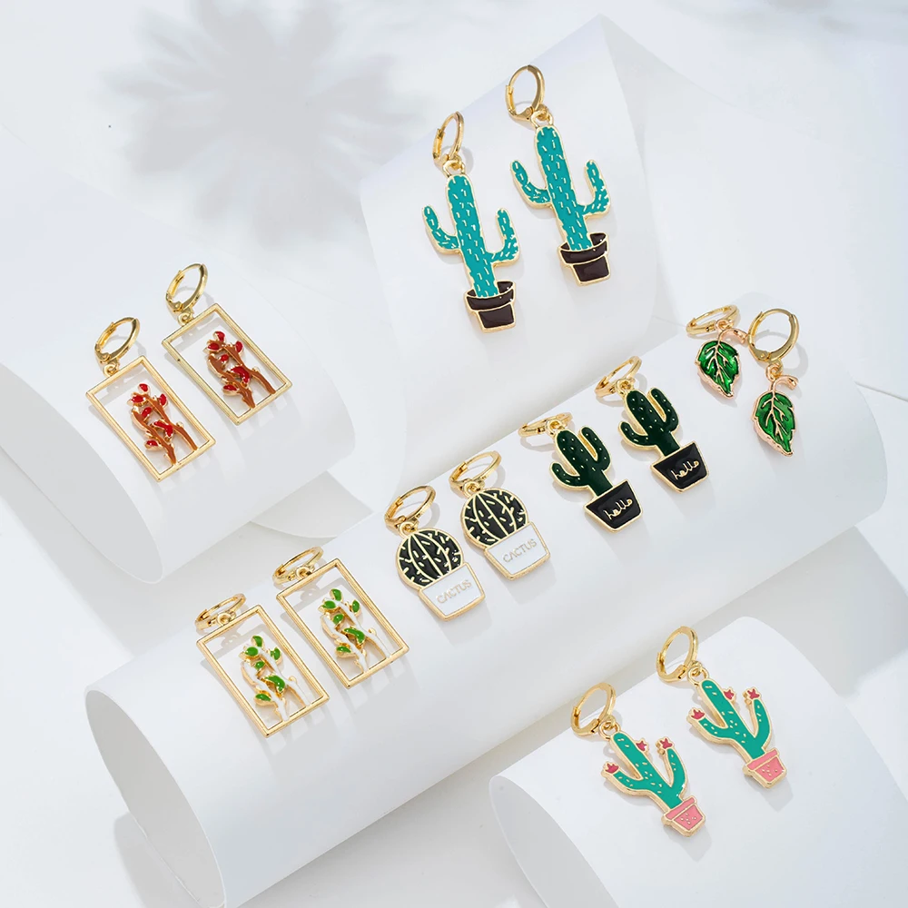 VG 6YM New Fashion Dripping Oil Acetate Sheet Portrait Drop Earrings Simple Design Dangle Earrings for Women Party Jewelry drop earrings dangle earrings