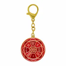 FengShui Sum-of-Ten Enhancer Amulet Keychain W4945