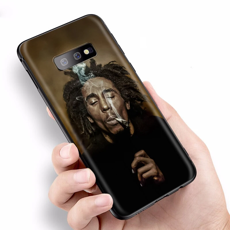 Мягкий силиконовый чехол YIMAOC Bob Marley для Samsung Galaxy S6 S7 S10e Edge S8 S9 Plus A3 A5 A6 A7 A8 A9 J6 Note 8 9