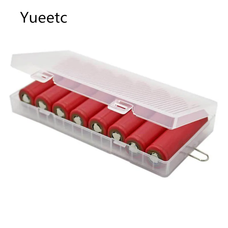 

8pcs x 18650 Battery Holder Transparent 18650 Battery Storage Organizer Plastic Battery Storage Container Box