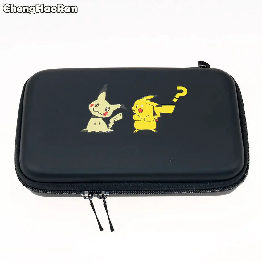 For Pikachu ChengHaoRan для nintendo New 3DS XL LL консоль EVA игра футляр аксессуары большой шаблон хранения переносная сумка - Цвет: For Pikachu