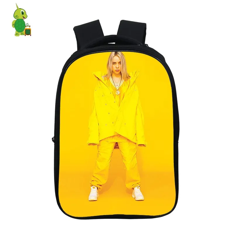 27 Mochila Billie Eilish рюкзак хип-хоп школьные сумки для подростков мальчиков и девочек 14,5 дюймов Детский рюкзак для книг водонепроницаемый дорожный рюкзак - Цвет: 27