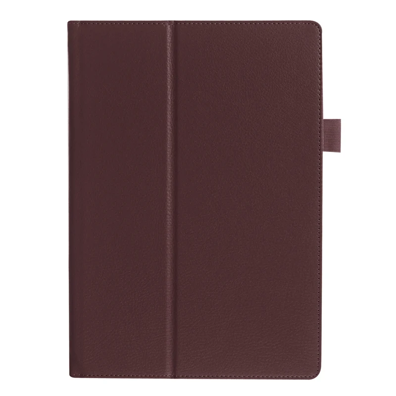 Кожаный защитный чехол-книжка для lenovo Tab 2 A10-70F/L A10-30 X30F/M Tab 3X70 X70F X70M Tab 10 TB-X103F X103F - Цвет: Brown