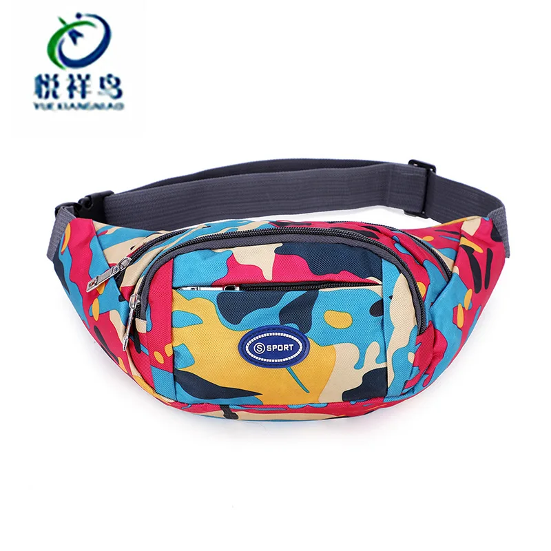 

Fashion & Sports Wallet Men's Large Capacity Mobile Phone Waist Bag Nylon Waterproof Camouflage Mountain Climbing Wallet Women's