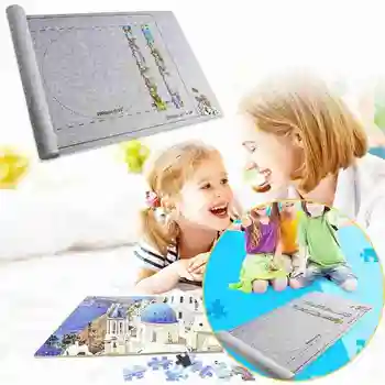 

For1500/2000pcs Puzzles Jigsaw Felt Pad Portable Travel Crawling Mat Baby Toy Puzzles Storage Blanket Puzzles Mat Accessories