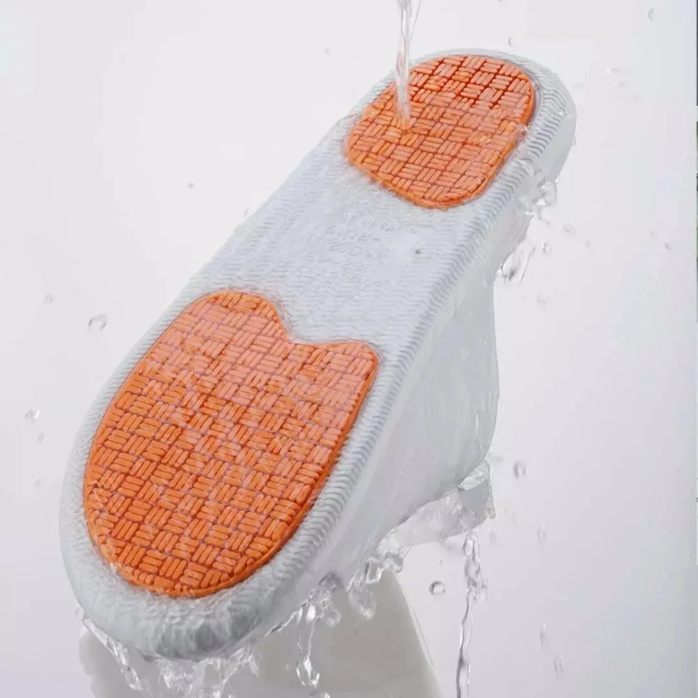 Xioami Men Home bathroom non-slip slippers indoor Floor Flat Shoes Summer massage flip flop health soft and wear-resistant