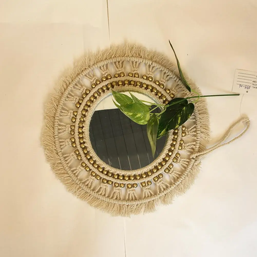 Богемное подвесное настенное зеркало декоративное для дома гостиной спальни