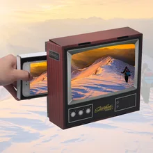 Держатель Универсальный мобильный телефон усилитель складной маленький ТВ регулируемый экран Лупа расширитель Настольный защита глаз увеличенный