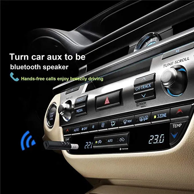 Универсальный беспроводной Мини AUX автомобильный bluetooth-приемник динамик музыкальный аудио адаптер