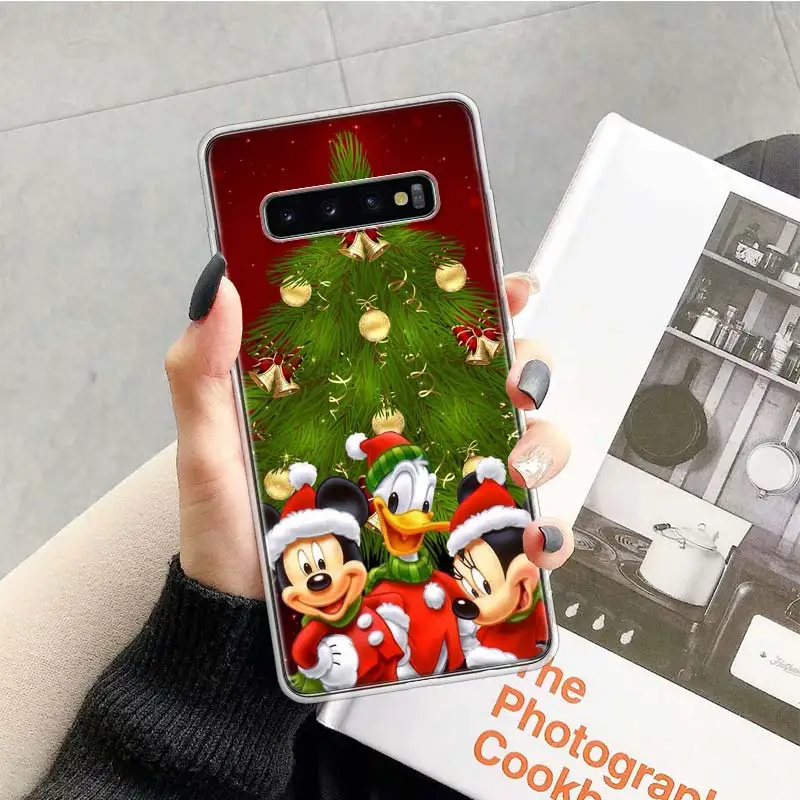 TR048-2 Рождество Мышь чехол с Минни для samsung Galaxy Note 10 9 8 S10+ Lite S9 S8 J4 J6 J8 плюс S7 S6 край мягкий чехол для телефона - Color: TR048-2