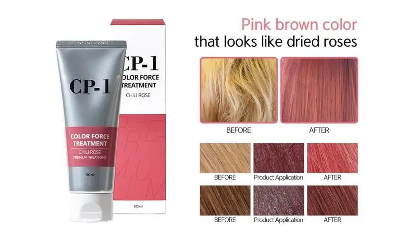CP-1 color Force Treatment, 100 мл, крем для волос, краска для окрашивания, краска для укрепления, уход за волосами, Стайлинг волос, корейская косметика