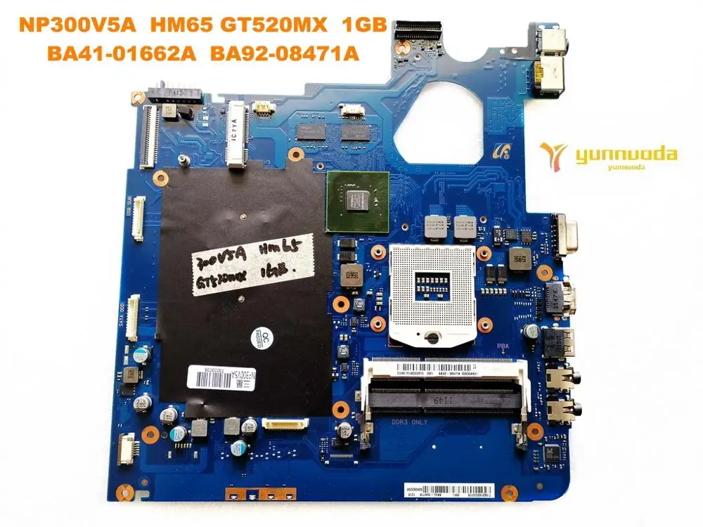 

Оригинальное для Samsung NP300V5A Материнская плата ноутбука HM65 GT520MX 1 ГБ BA41-01662A BA92-08471Atested хорошее Бесплатная доставка