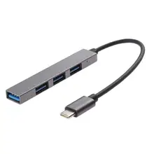 Ultra-Thin Portable 4 in 1 USB C Hub Type-C to 4 USB Port Hub Expander For Laptop Tablet Computer USB Hub USB Type-C Hub USB