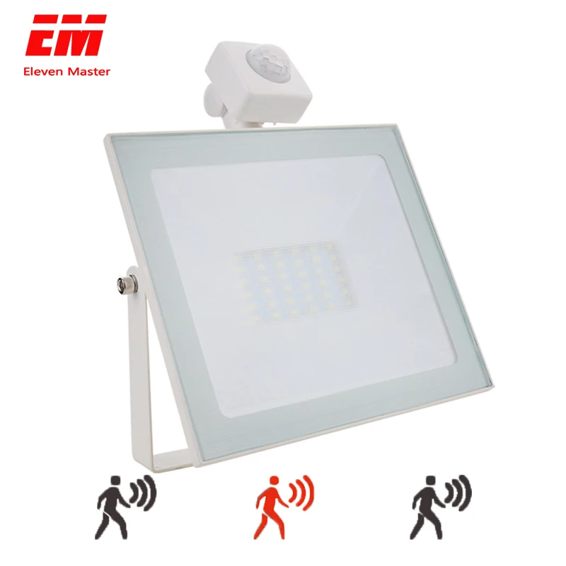 

50W LED Flood Light Motion Sensor Waterproof AC110V 220V PIR LED Floodlight Outdoor Projector Lamp Spotlight for Garden ZFG0008
