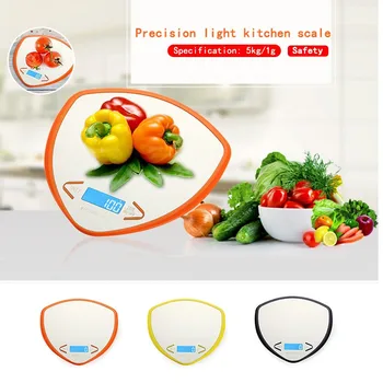 

Kitchen Scale 5kg/1g Multifunctional Digital Food Portable Scale with LED Backlight Display with Protection Cheap