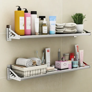 

Non-punching Kitchen Shelf Stainless Steel Wall Hanging Microwave Oven Cooker