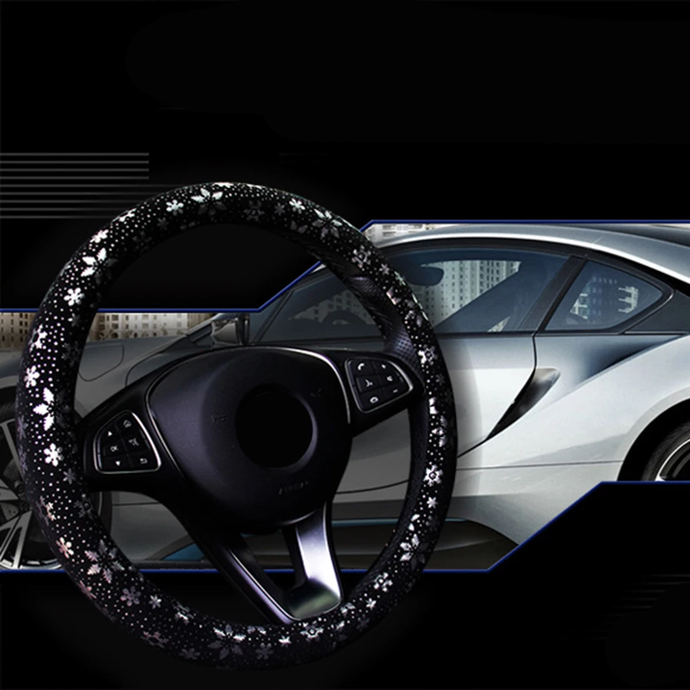 

Protector Steering Wheel Cover Soft Comfortable Accessories Interior Universal