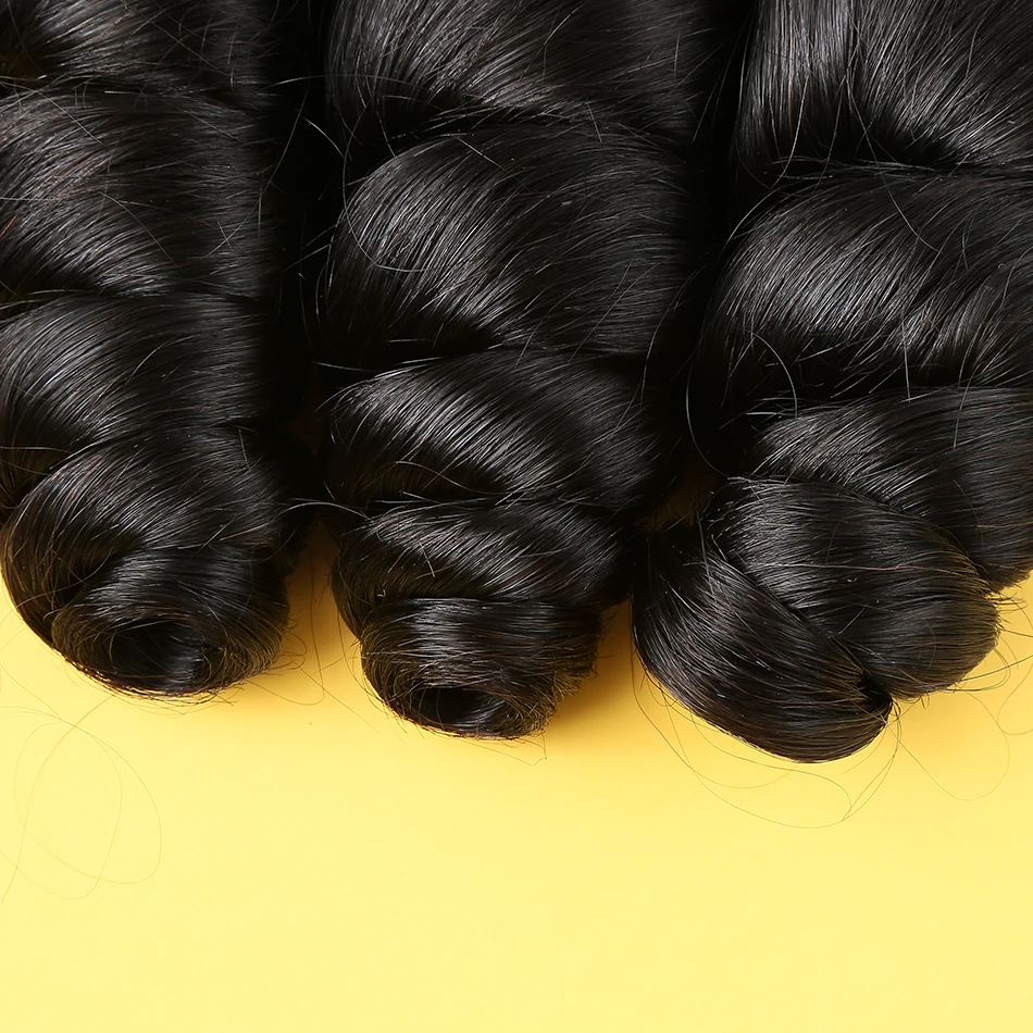 28 30 дюймовые малайзийские волосы, волнистые пряди, свободная волна, с кружевной застежкой, человеческие волосы, 3/4 пучок волос remy и 4*4 закрытия L