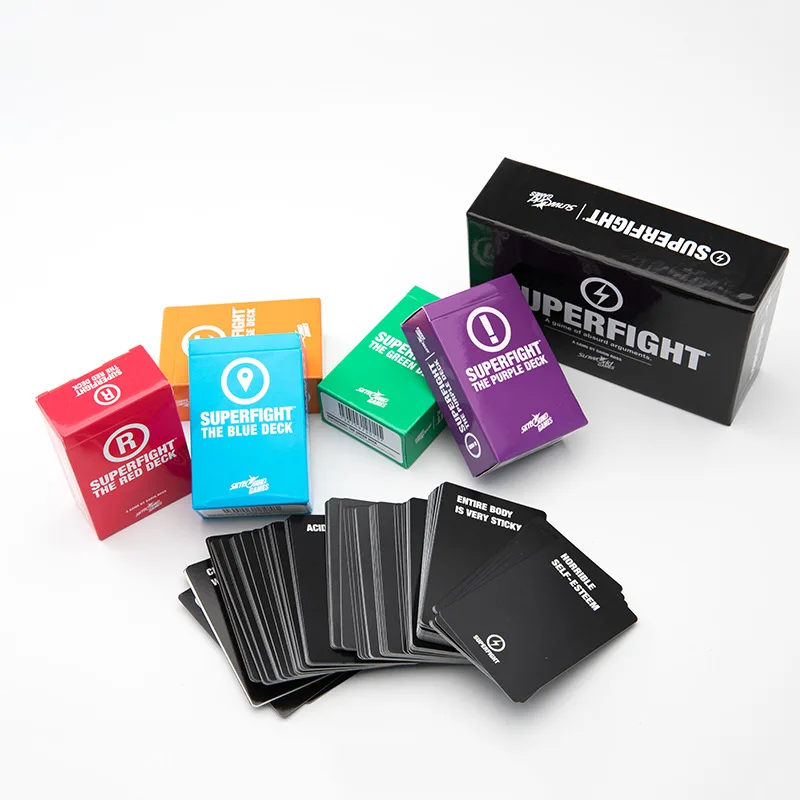 

Superfight Board Game Residual Card Basic and Extended Paper Party Game for Adult Children's Educational Toys