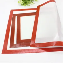 1 шт коврик для выпечки антипригарный силиконовый коврик прокатки кондитерских инструментов коврик для теста большой размер для торта печенья макаруна