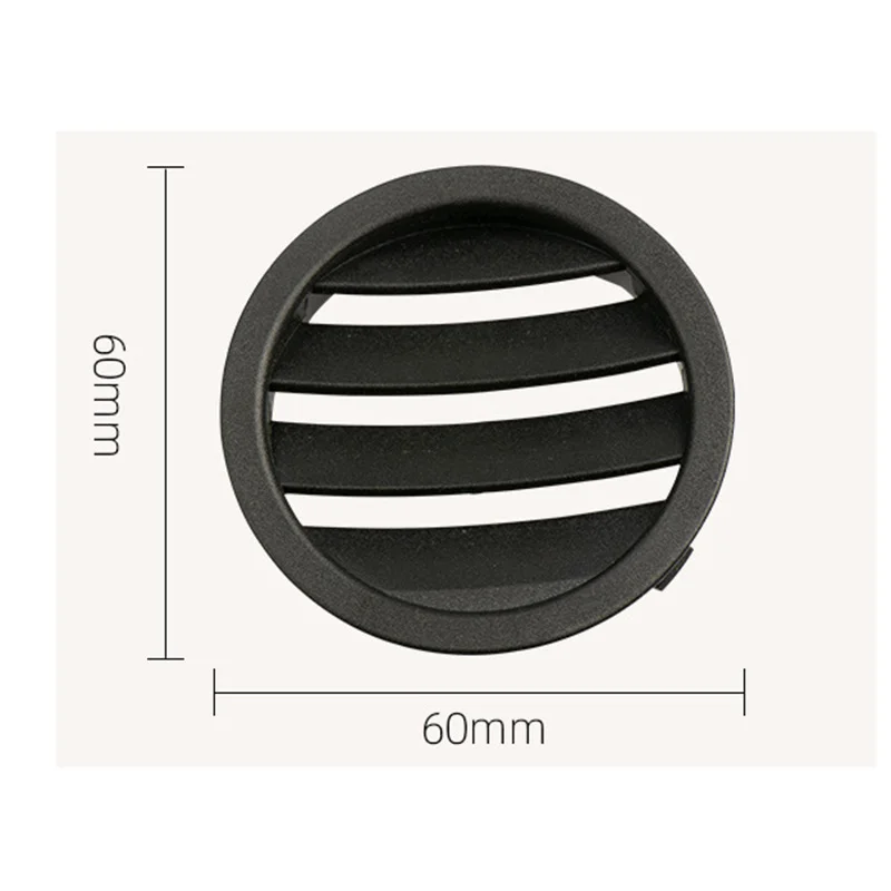 PC Side Dash A/C Air Vent Black for Mercedes Benz W166 GL350 GLE320