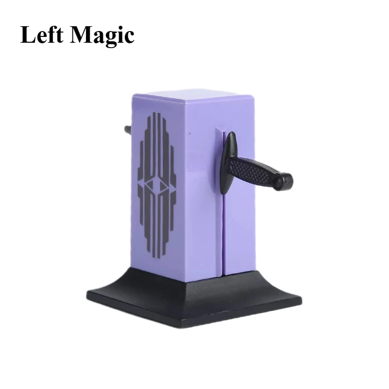 Magic Tricks Toy Magic Props Toy Magic Tricks Props Tenyo Sword Through Ring Inside Casket (Crystal Cleaver) Magic Tricks Penetrating Sword Thru Magic Props Gimmick Accessories Toy