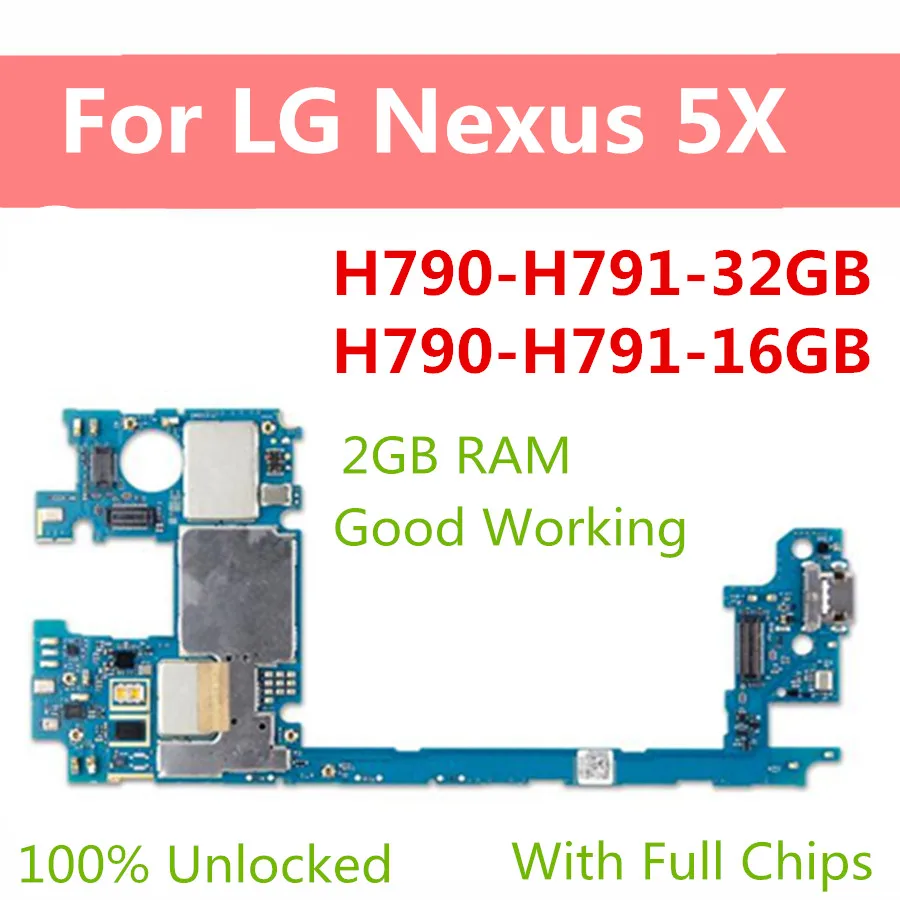 Материнская плата для LG Nexus 5X H790 H791 32 ГБ оригинальная разблокированная