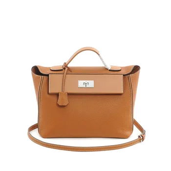 

Lichee Pattern Women Bag Top-Handle Big Capacity Female Handbag Fashion Shoulder Bag Purse Ladies Genuine Leather Crossbody Bag