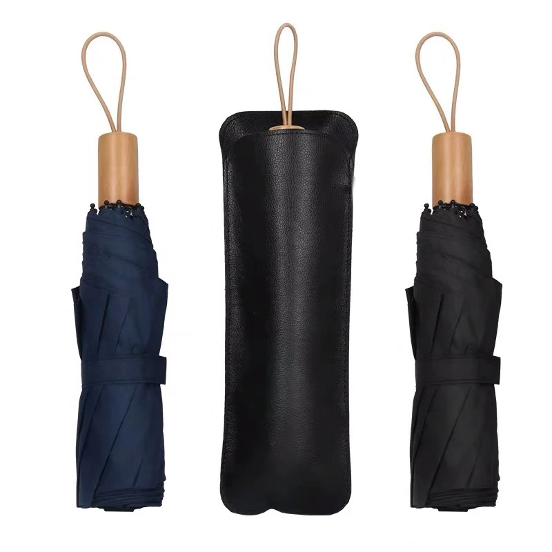Fashion-Waterproof Full Automatic Umbrella Rain Women Men 3 Folding Light and Durable Super Strong Umbrellas Kids Rainy Sunny