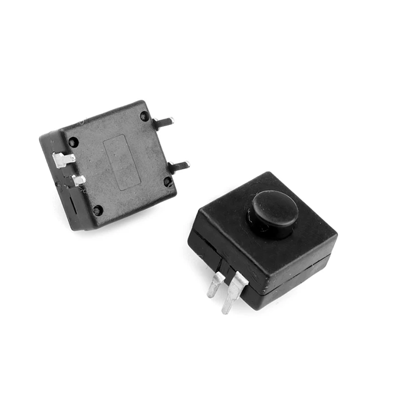 20PCS Flashlight Button Switch 1212-214A 214A 4Pins Bent Feet 12