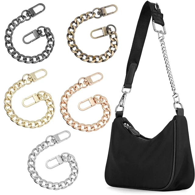 Bag Strap Extender DIY Handbag Purse Chain with Metal Buckles for Purses Handbags  Wallet Clutch Shoulder Crossbody Bags - AliExpress
