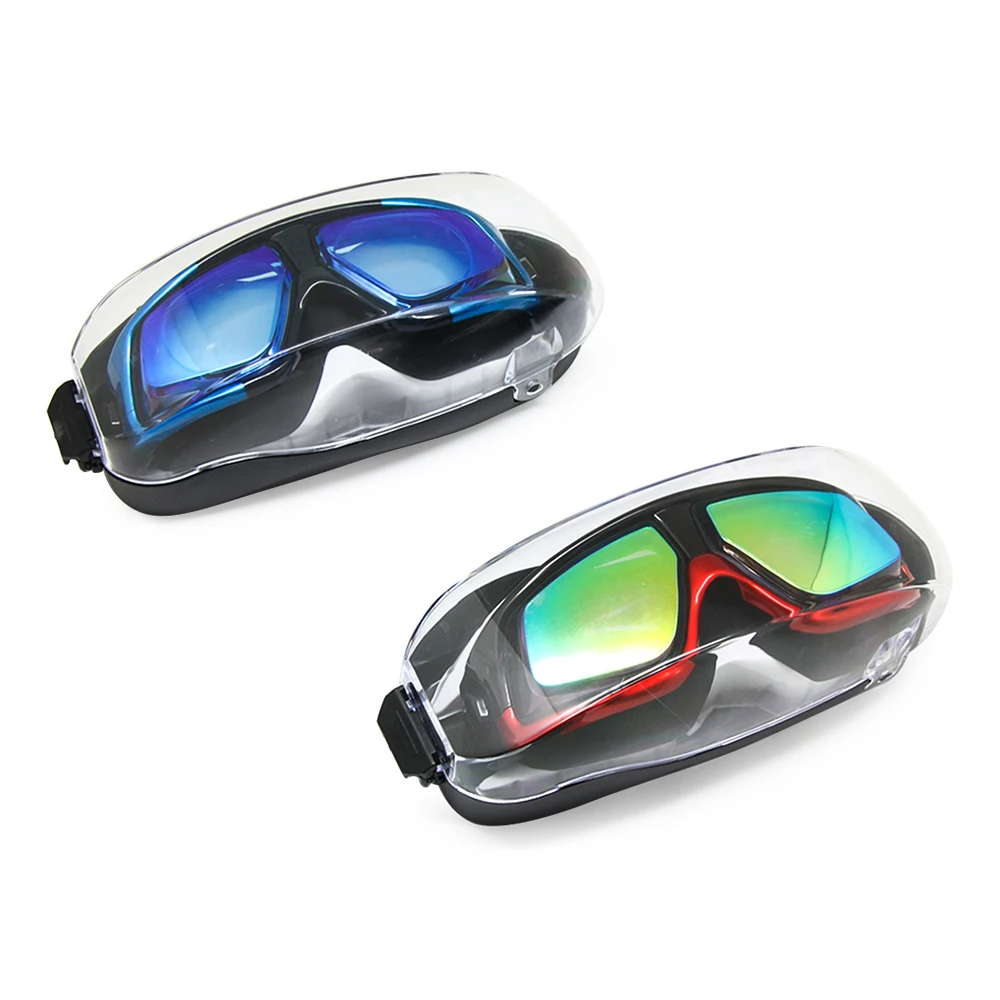 Big Vision Swim Goggles Myopia Hyperopia Water Sports Glasses Farsightedness Near Sighted Mask Anti-fog Earplugs 6