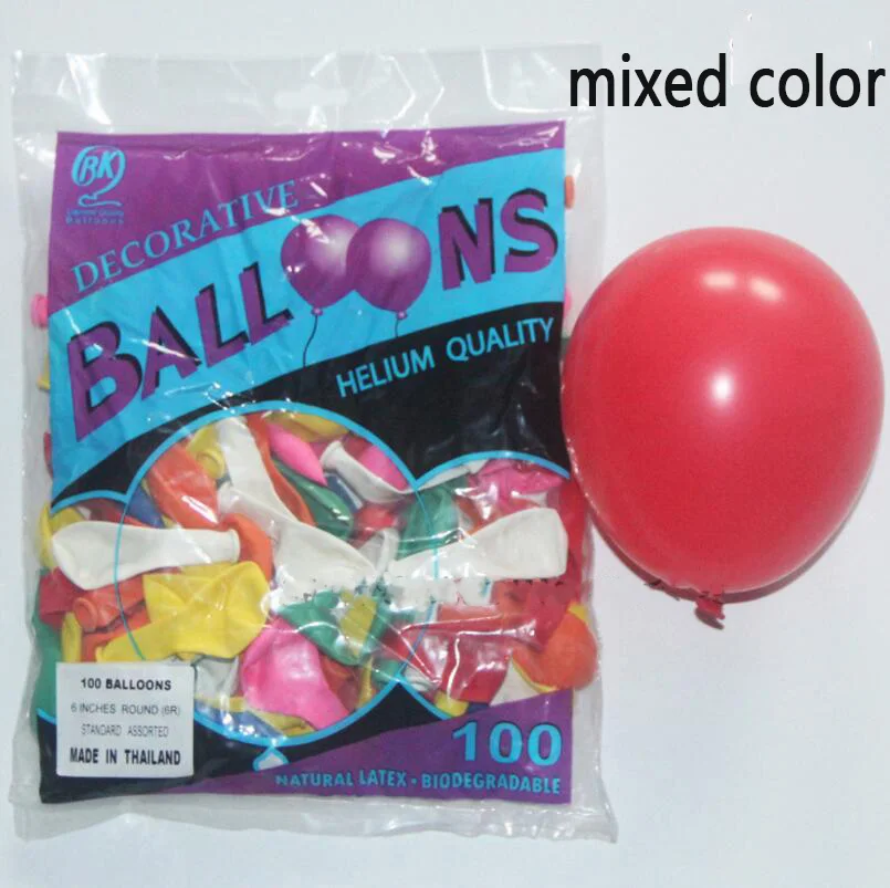 mixed color 100 шт 5 дюймов конфеты Макаруны латексные шары, Гелий шары для вечерние, свадебные, детские игрушки, вечерние шары - Цвет: mixed color