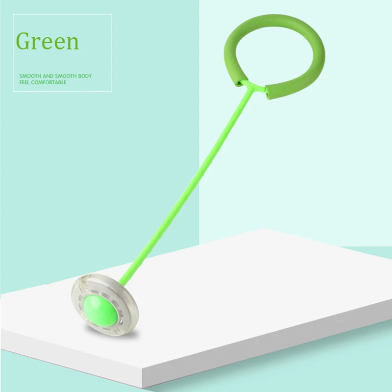 Promo Flash Jumping Foot Force Ball Kids Outdoor Fun Sports Toy LED Flash Dance Ball Children Fitness Toy