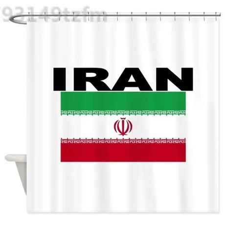 photo color Водонепроницаемый занавеска для душа s Iran занавеска для душа s принт полиэстер ткань занавеска для ванной комнаты с 12 крючками - Цвет: photo color