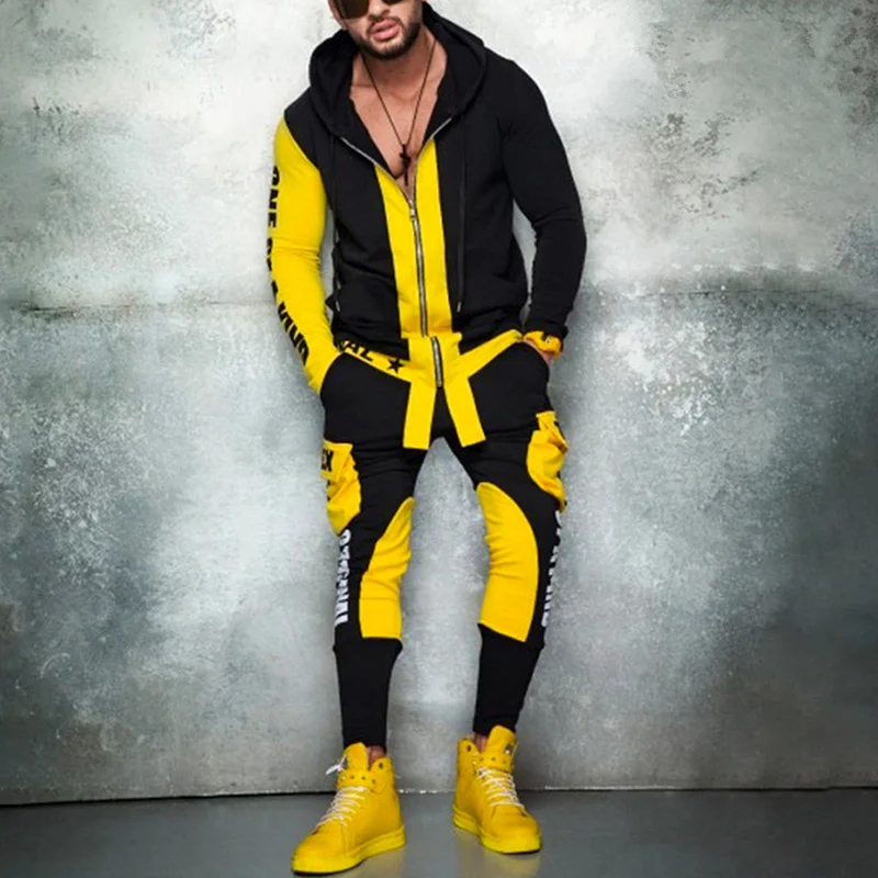 Men's Hip Hop Sports Hoodies and Pants Set Autumn Running Tracksuit Fashion Sportswear Sweatshirts Set Punk Rock KPOP Streetwear Men's Hip Hop Sports Hoodies and Pants Set Autumn Running Tracksuit Fashion Sportswear Sweatshirts Set Punk Rock KPOP Streetwear
