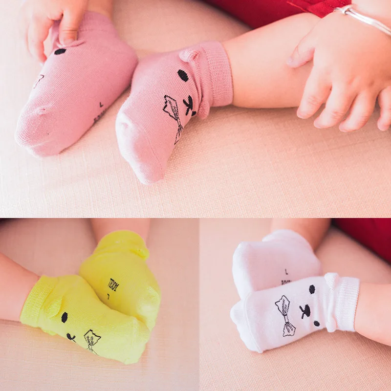 

Newborns BABY'S Socks Versatile Men And Women Baby Boxed Cartoon CHILDREN'S Socks