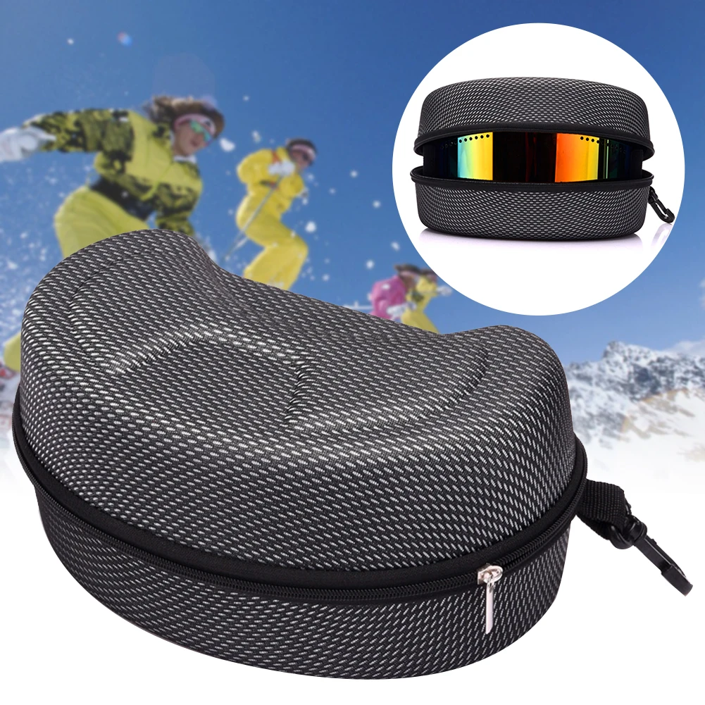 Zipper Closure Portable Snow Protective Without Goggles Hard Fashion EVA Carring Box Ski Eyewear Case Picnic Outdoor Sunglasses