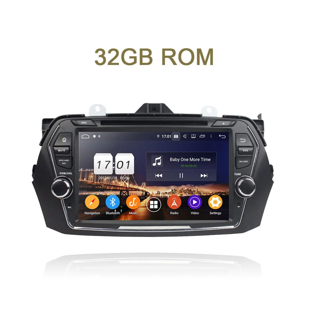 32GB ROM " DSP TDA7851 2 din Android 9,0 8 ядерный 4 Гб ОЗУ автомобильный dvd-плеер gps карта Авторадио Bluetooth 4,2 для SUZUKI CIAZ - Цвет: 32GB ROM