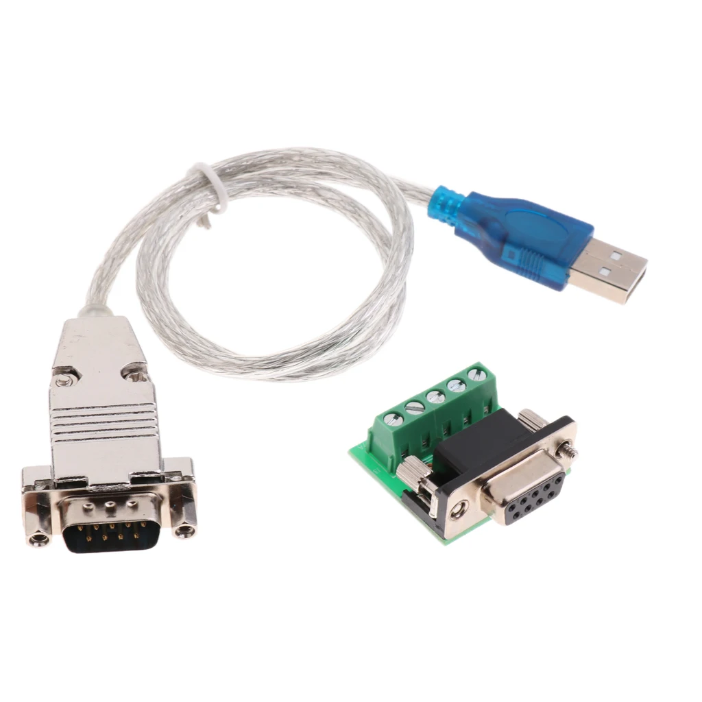1.6 Feet USB 2.0 to RS485 Serial Converter Adapter with Chip for Win XP/7/8/10
