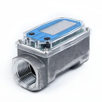 

Turbine Digital Diesel Fuel Oil Flow Meter Counter BSPT/NPT High Accuracy ±1%