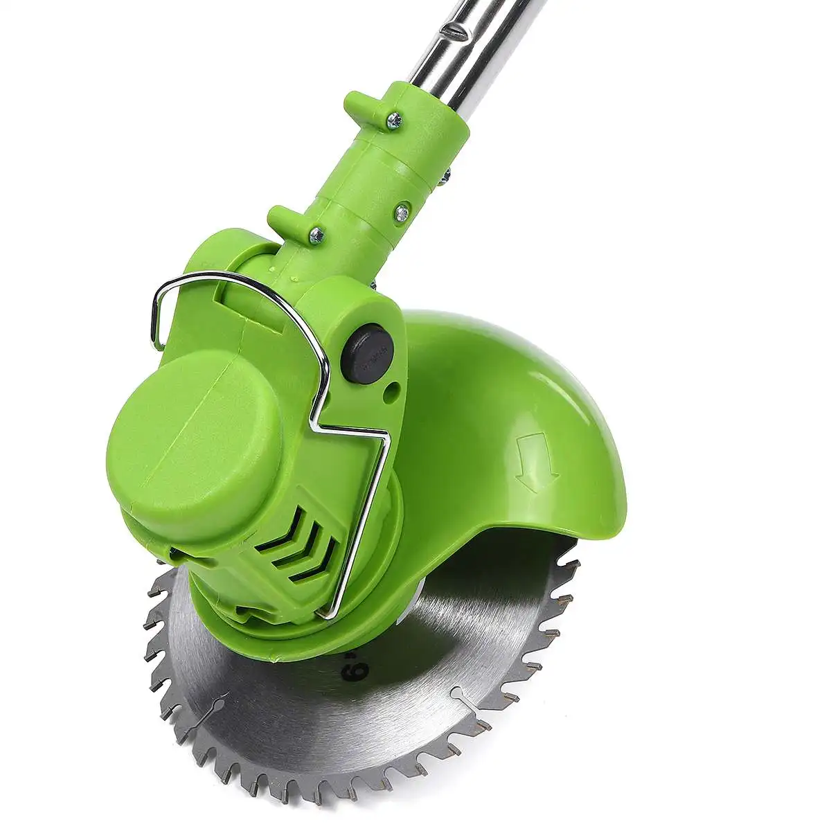 36Vf 1680W Electric Grass Trimmer with 2 Batteries Length Adjustable Garden Pruning Cutter Tools Wireless Cordless Lawn Mower