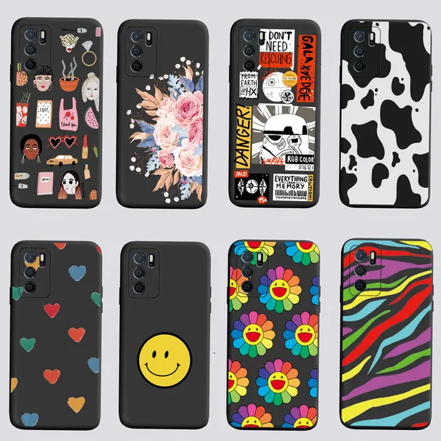 For oppo a54s Case For OPPO A54 5G Phone Cases Shockproof Soft silicone oppo  a16 A16s Oppo A16K Phone Case OPPO A54s Back Covers