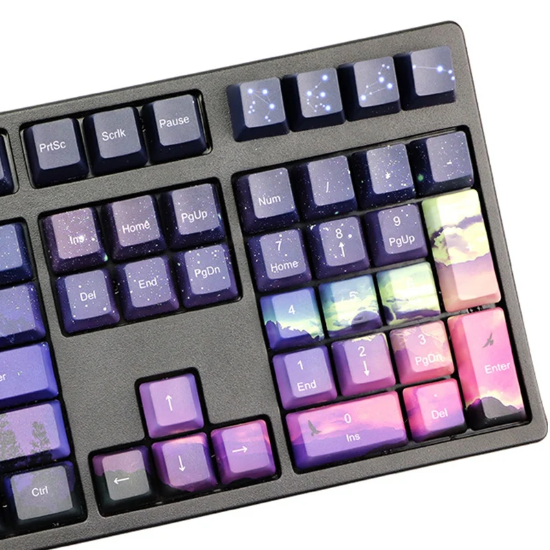 Механическая клавиатура Keycap Dawn светильник PBT с дополнительными клавишами для FILCO