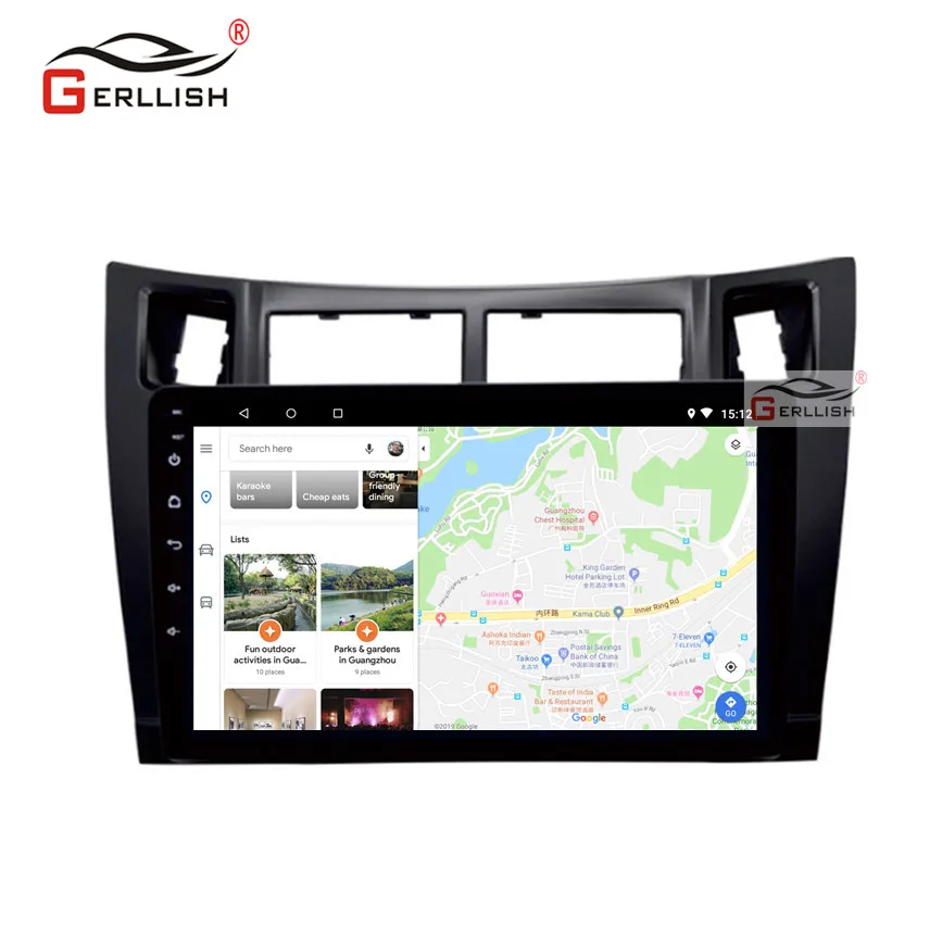 Автомобильный стерео Мультимедийный видеоплеер система навигации Android GPS для toyota