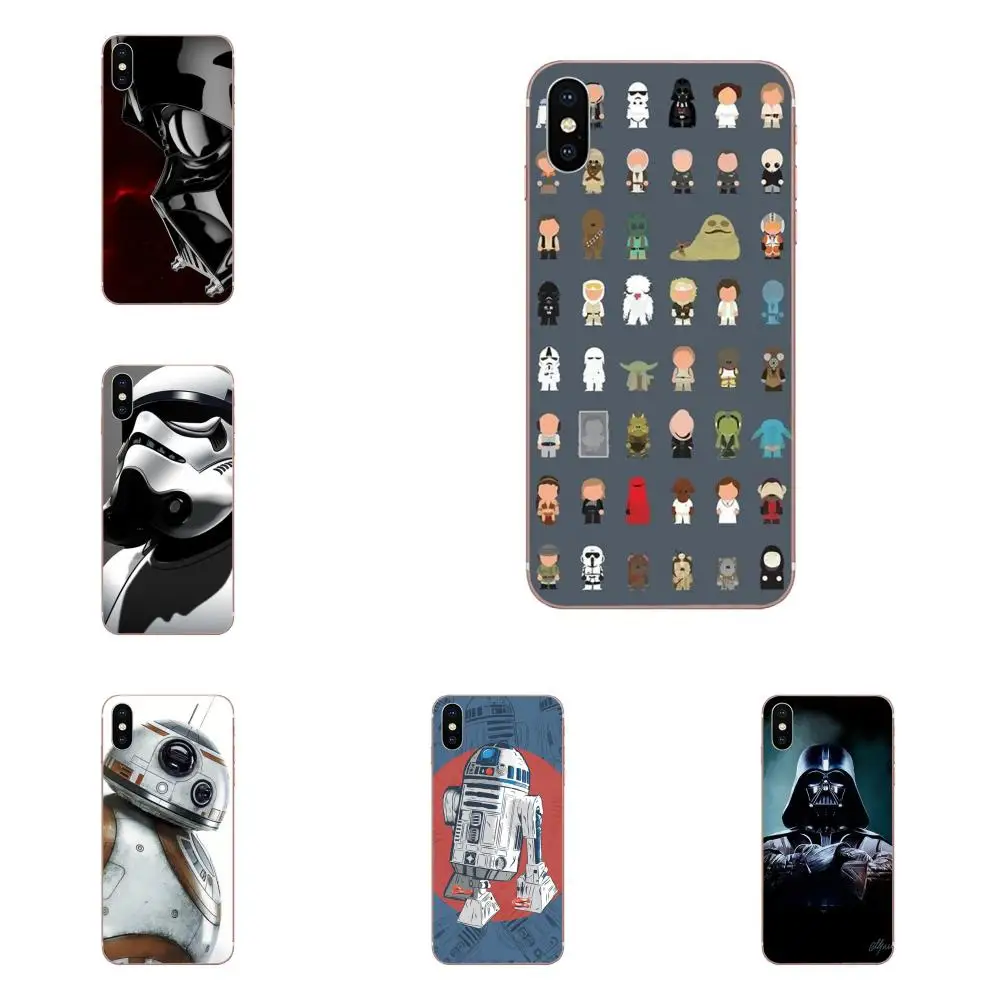 

Star Wars R2d2 Darth Vader Multi For Xiaomi Mi3 Mi4 Mi4C Mi4i Mi5 Mi 5S 5X 6 6X 8 SE Pro Lite A1 Max Mix 2 Note 3 4