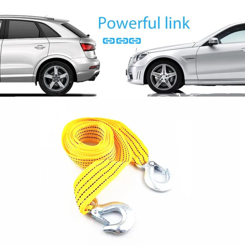 

4 m 3 tons double layer thickening rescue car rope for Infiniti FX-series Q-series QX-series Coupe EX37 EX25 JX35