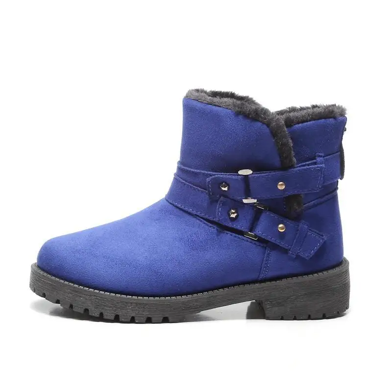 New Women's Comfortable Boots Women's High Quality Woman Female Comfortable Fashion Women's Shoes Round Toe Boots
