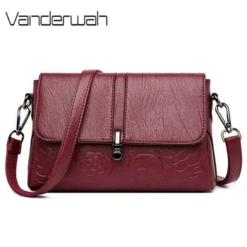 

High Quality Soft Leather Ladies Shoulder Bags for Women 2020 Elegant Luxury Handbags Women Crossbody Bags Designer Sac A Main