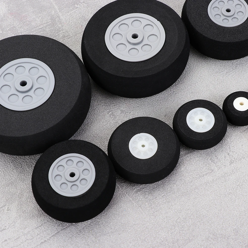 Schwanz Rad Gummi PU Kunststoff Nabe 1 "- 3" Zoll Für RC Flugzeug Ersatzteile Kinder DIY Flugzeug Spielzeug zubehör Ersatzteile – Detail 11